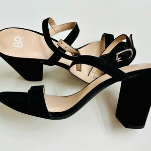 BP Black Strappy Heels